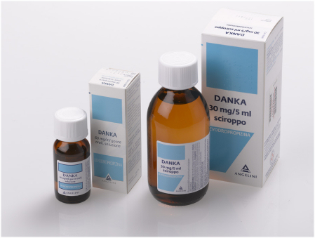 Danka Sciroppo 30 mg/5 ml Levodropropizina Tosse Flacone 200 ml