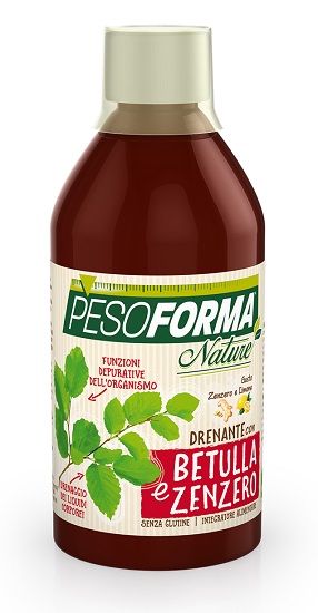 Pesoforma Nature Drenante Con Betulla E Zenzero - Integratore alimentare - 500 ml