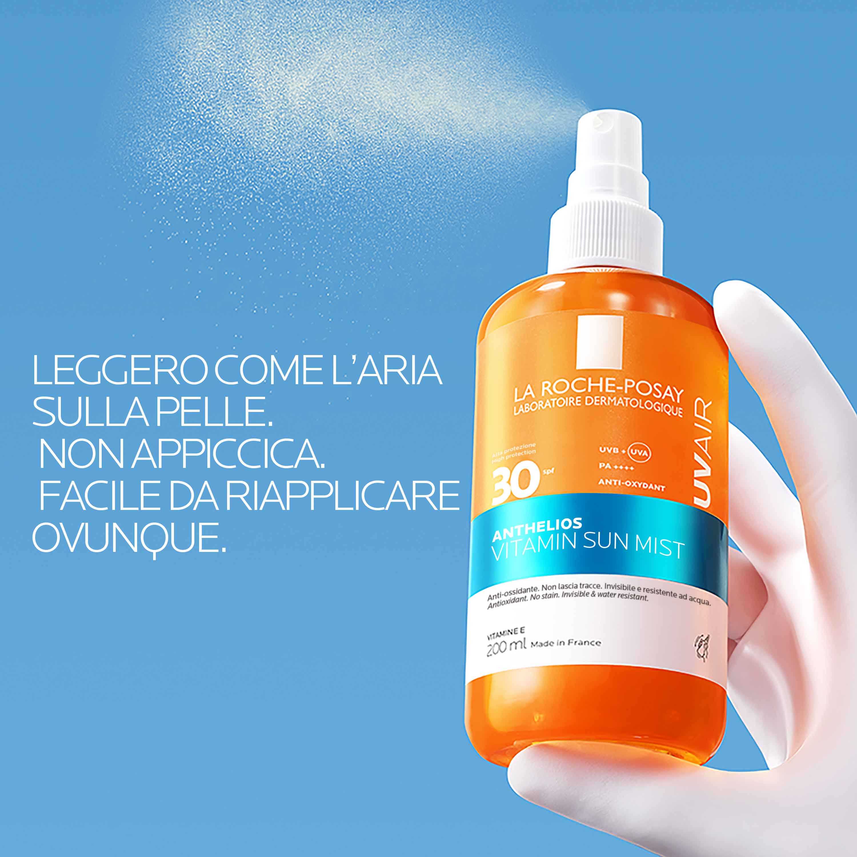 La Roche-Posay - Anthelios Uvair Vitamin Sun Mist SPF30 Viso E Corpo 200 ml