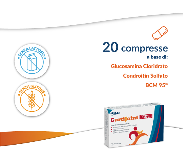 CartiJoint Forte - Integratore per il benessere delle articolazioni - 20 Compresse