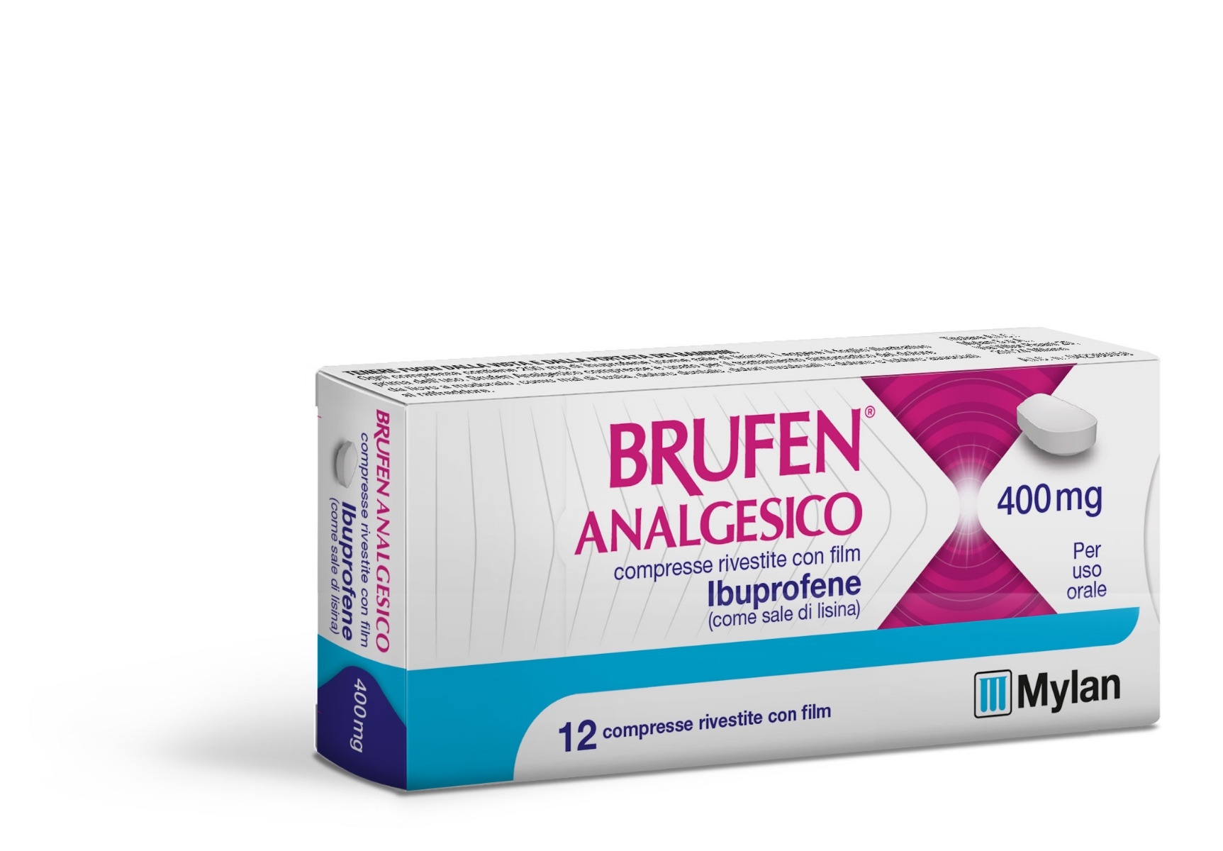 Brufen - Analgesico a base di Ibuprofene - 12 Compresse Rivestite - 400 mg