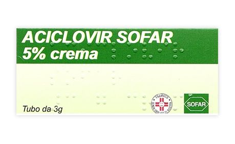 Aciclovir Sofar - Crema al 5% - 3 g