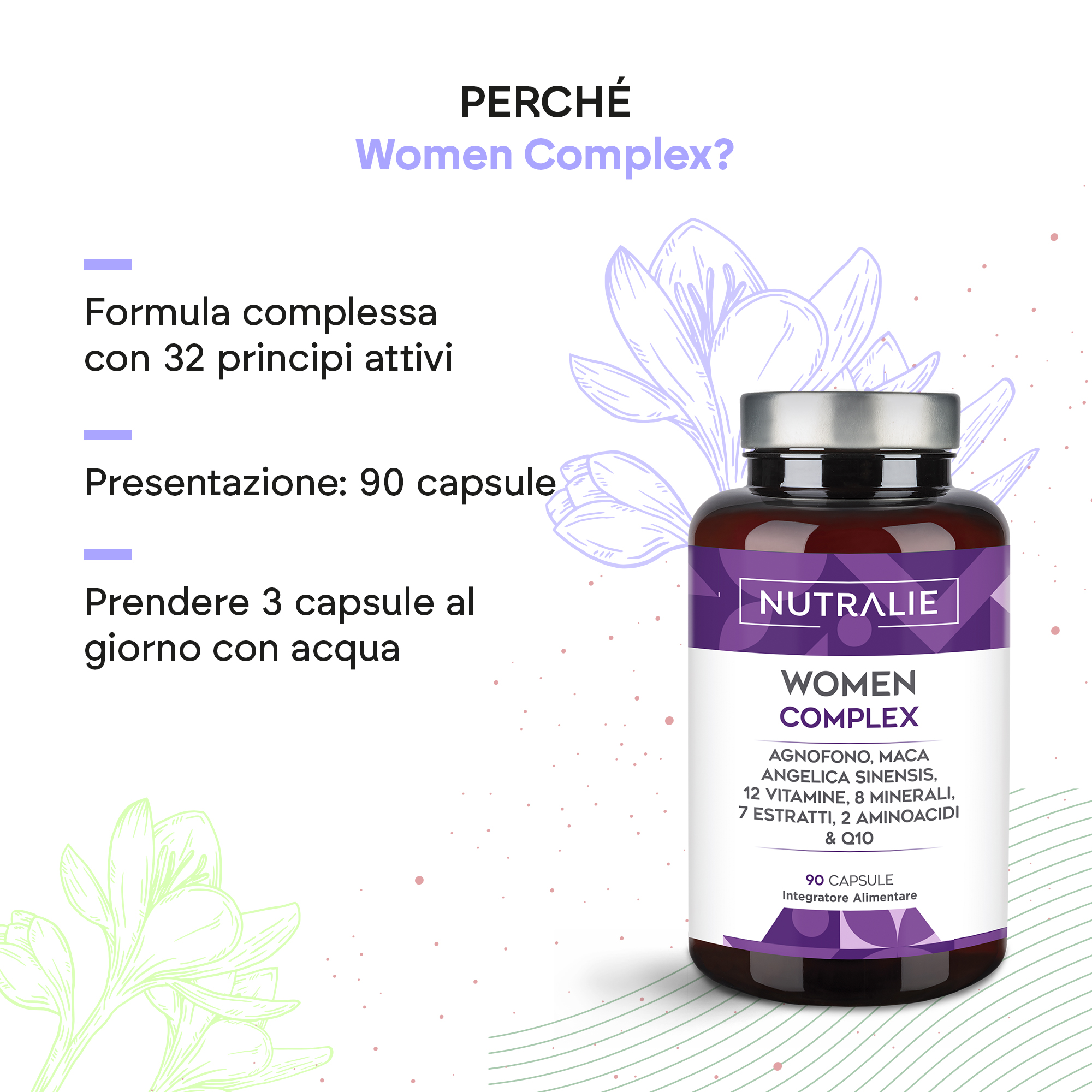 Nutralie Women Complex 90 Capsule - Integratore Per Il Benessere Femminile
