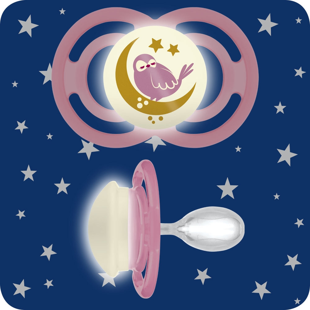 MAM Perfect Night 16+ Succhietto silicone rosa femmina