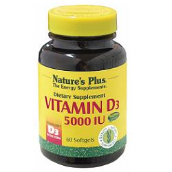 Nature's Plus Vitamina D3 5000 UI Integratore Vitaminico