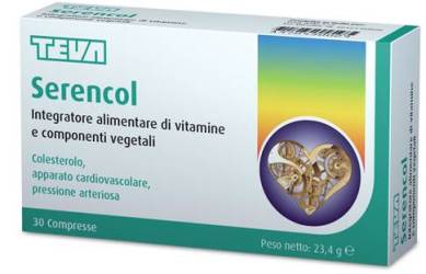Serencol Integratore Controllo Colesterolo e Pressione Arteriosa 30 Compresse