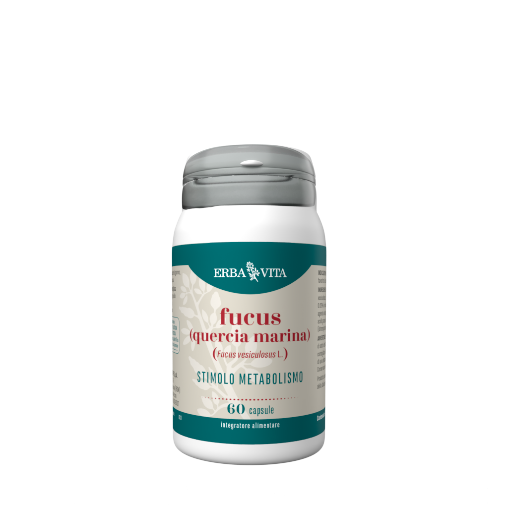 Erba Vita Fucus (Quercia Marina) Integratore Metabolismo 60 Capsule 500 mg