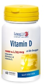 LongLife Vitamina D 1000 U.I. Integratore Ossa 60 Compresse