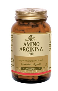 Solgar Amino Arginina 500 Integratore Con L-Arginina 50 Capsule Vegetali