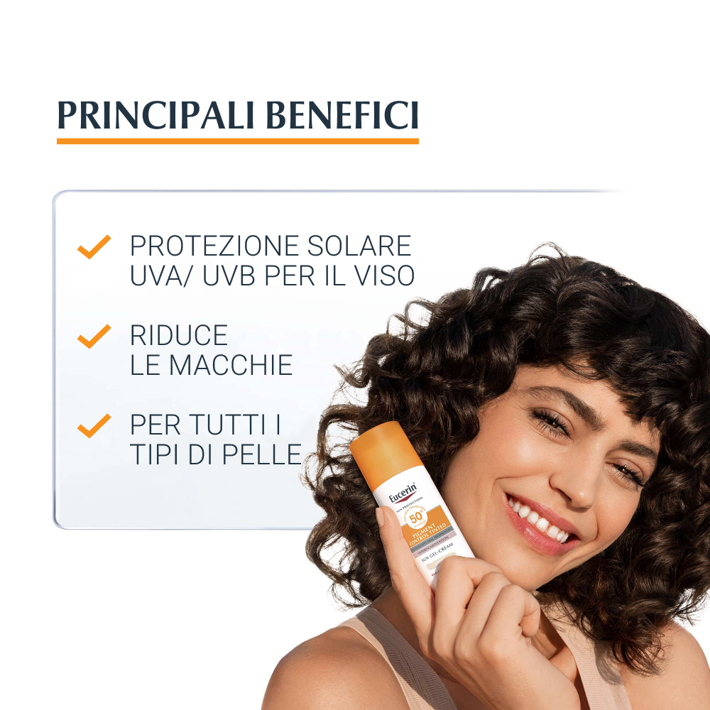 Eucerin Sun Pigment Control Protezione Solare Colorata Viso SPF50+ 50mL