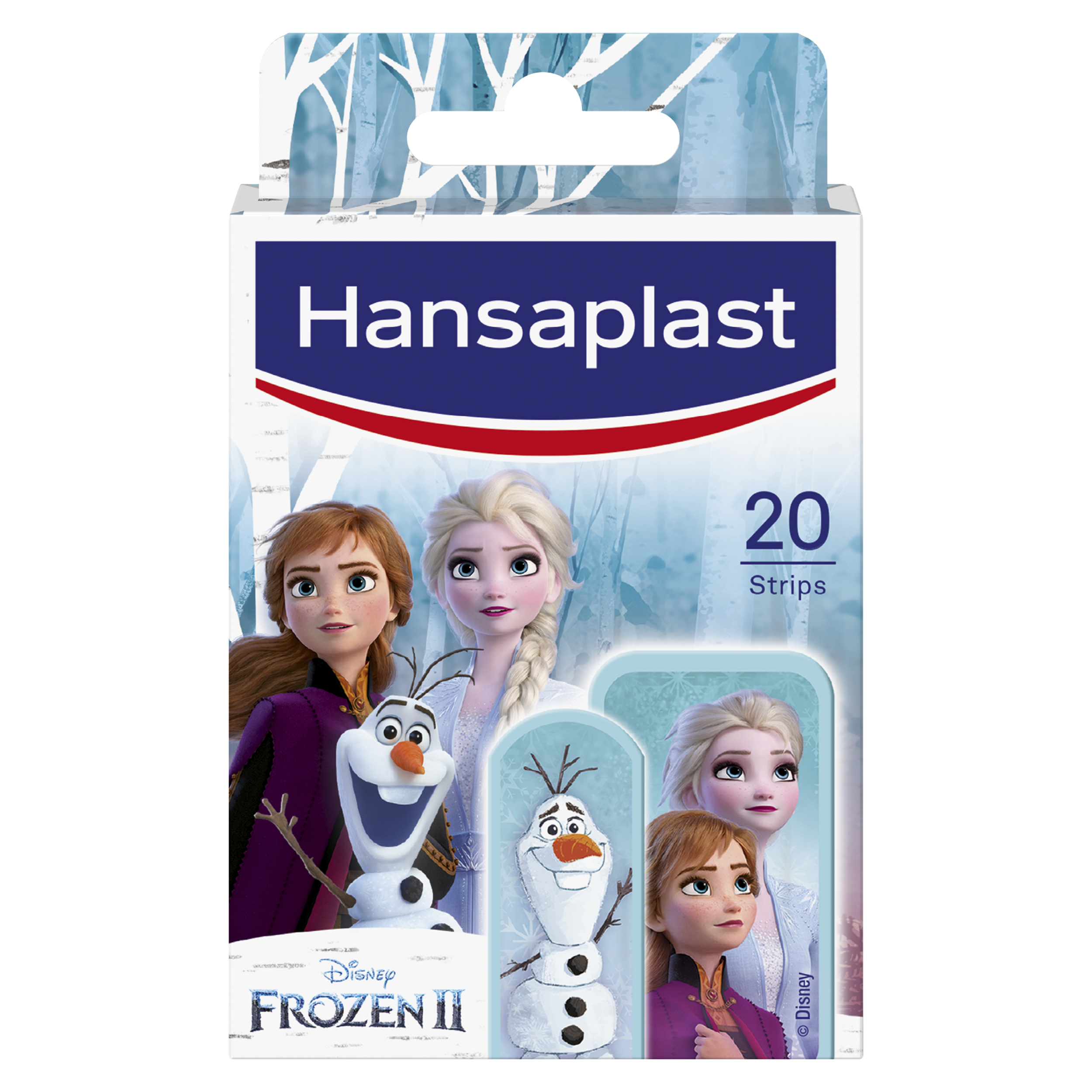 Hansaplast Cerotti Frozen 2, Cerotti bambini impermeabili e delicati, 20 pezzi in 2 formati