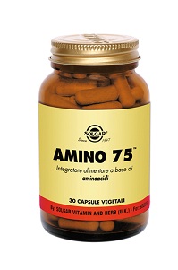 Solgar Amino 75 Integratore Aminoacidi Essenziali Vegani 30 Capsule