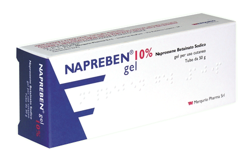 Napreben Gel 10% Antidolorifico Naprossene 50g 