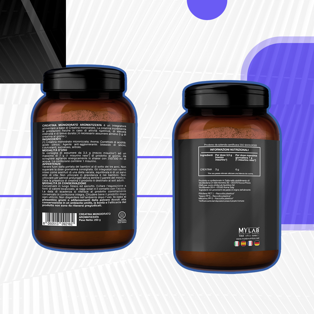 T-Rex Integratori Creatina Monoidrato Micronizzata Gusto Frutti Di Bosco 250 g - Integratore Di Creatina