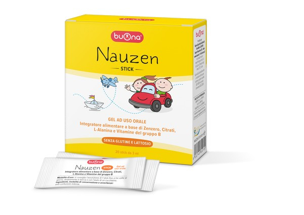 NAUZEN STICK - integratore alimentare antiemetico per contrastare la nausea 20STICK 