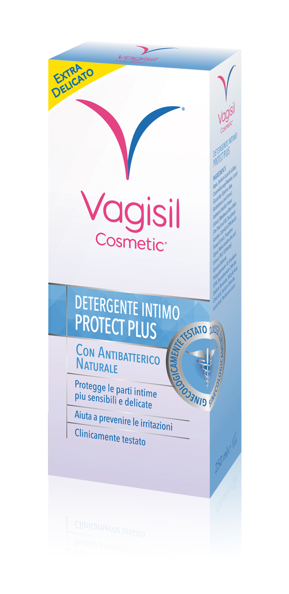 Vagisil Detergente Antibatterico Protect Plus Per l'Igiene Intima Quotidiana Con Olio di Neem e Tea Tree Oil. Aiuta a Prevenire le Irritazioni Intime 250ml