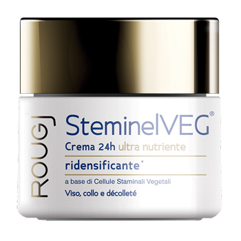 Rougj Steminel VEG crema ultra nutriente ridensificante viso collo e decollete 50 ml