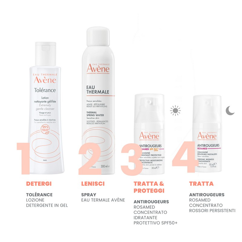 Eau Thermale Avène Antirougeurs Rosamed Concentrato Rossori Persistenti, pelle arrossata, 30ml