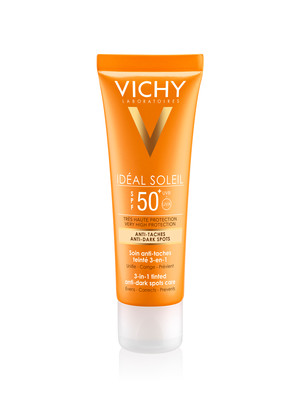 Vichy Idéal Soleil Trattamento Antimacchie Colorato 3in1 SPF 50+ - Protezione Viso - 50 ml