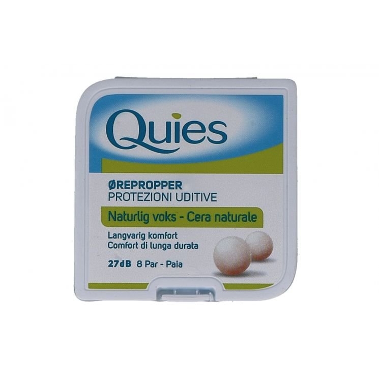 Quies Tappi Auricolari In Cera Anallergici 8 Paia
