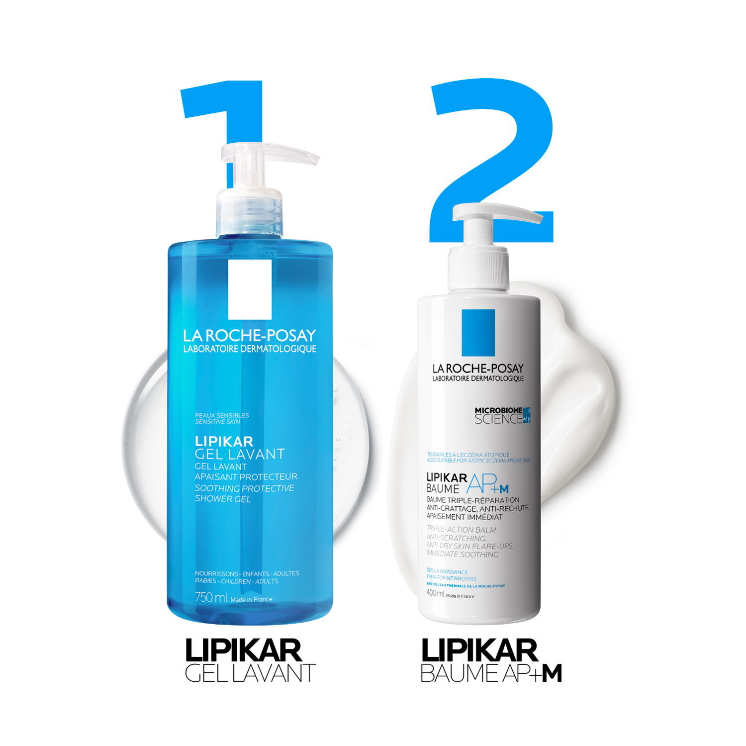 La Roche-Posay Lipikar - Gel Lavant Gel Doccia Detergente Delicato Per Pelle Secca E Sensibile Eco-Ricarica 400 ml