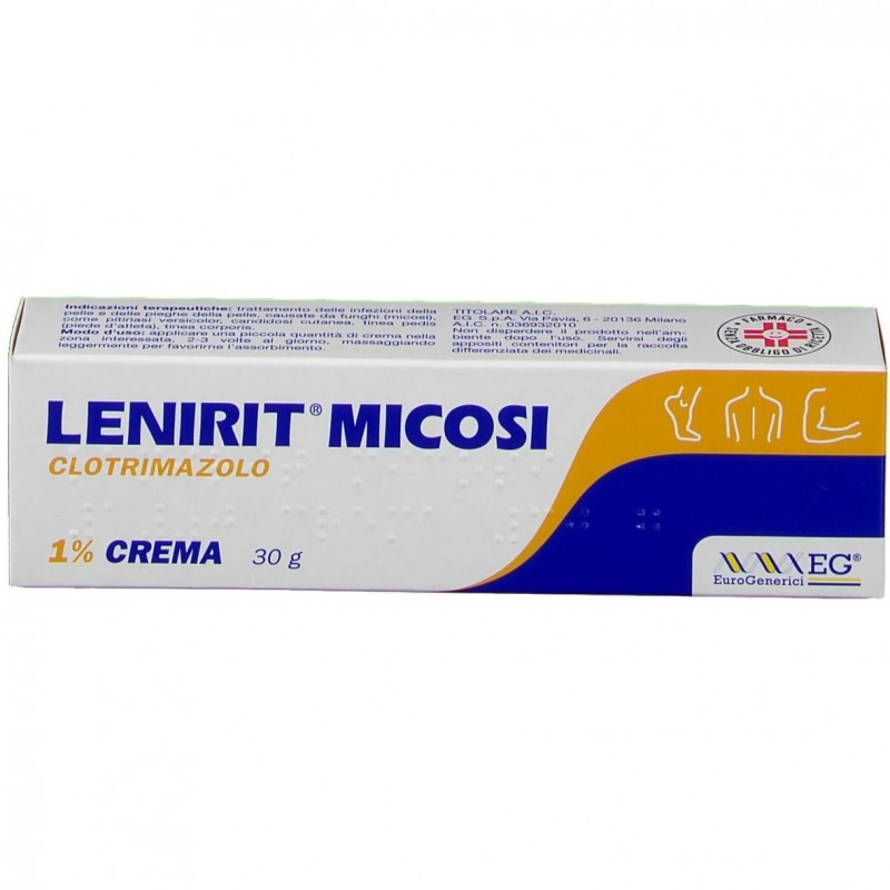 Lenirit EG Micosi Crema 1% Tubo 30 g