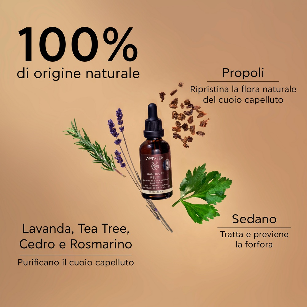APIVITA Olio Dandruff Sollievo Forfora 50ML