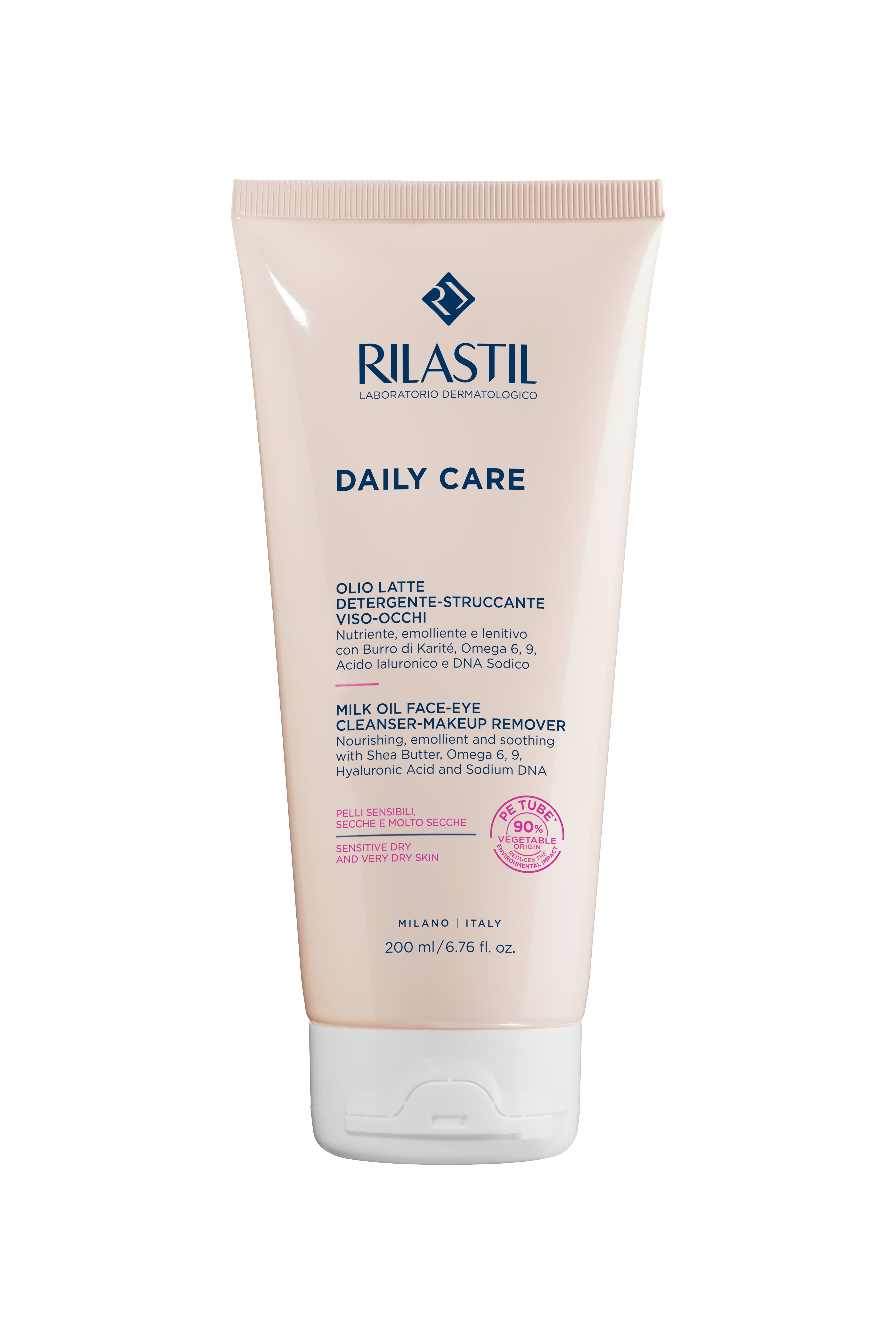 Rilastil Daily Care - Olio Latte Detergente Struccante Viso E Occhi 200 ml