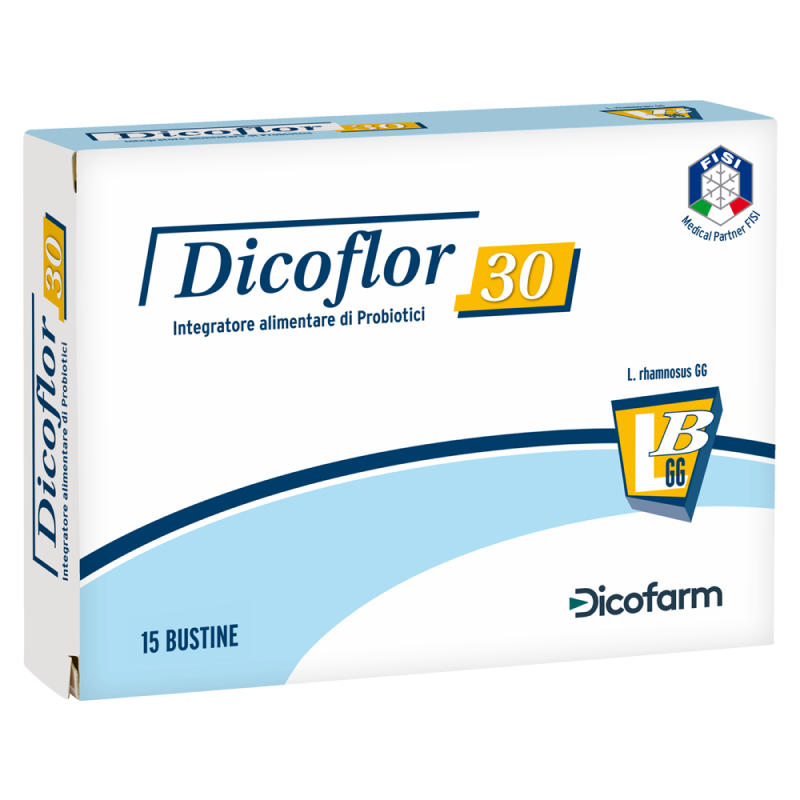 Dicoflor 30 - Integratore di Fermenti Lattici - 15 bustine