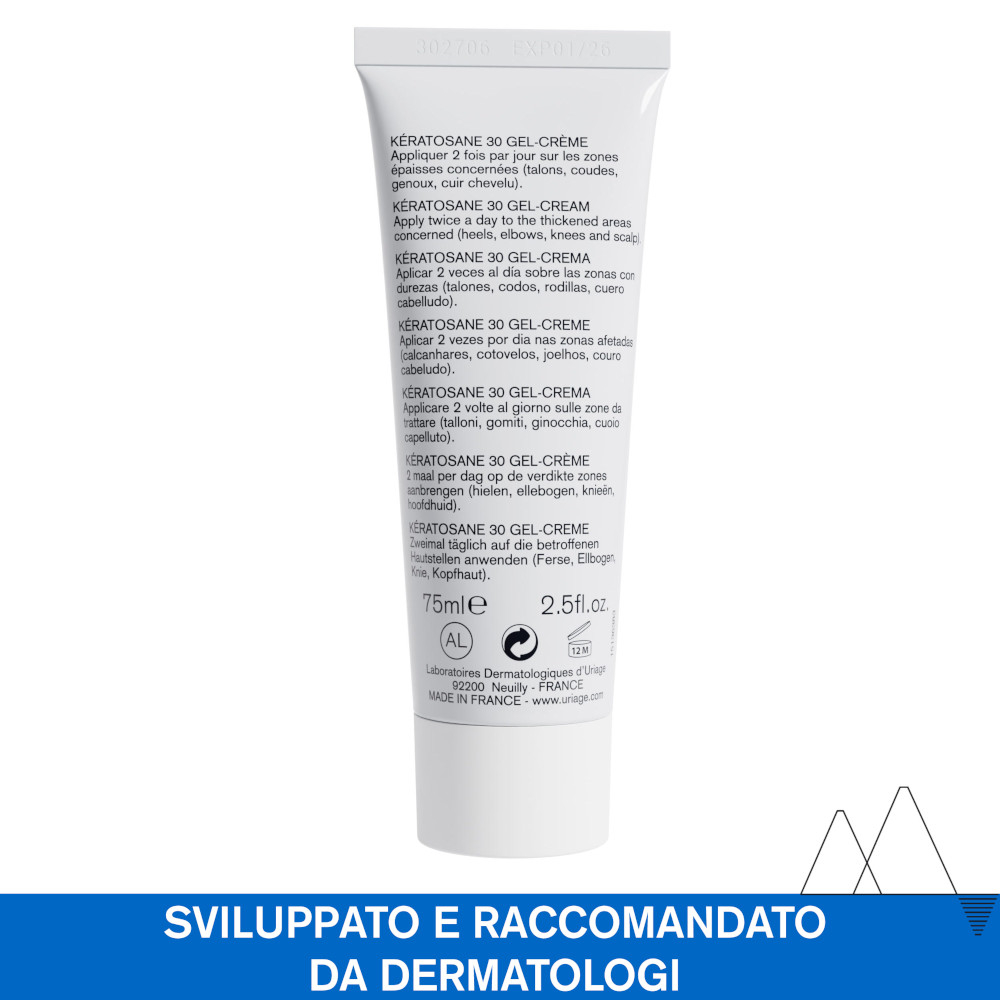 Uriage Kératosane 30 Gel Crema Cheratolitico 75 ml