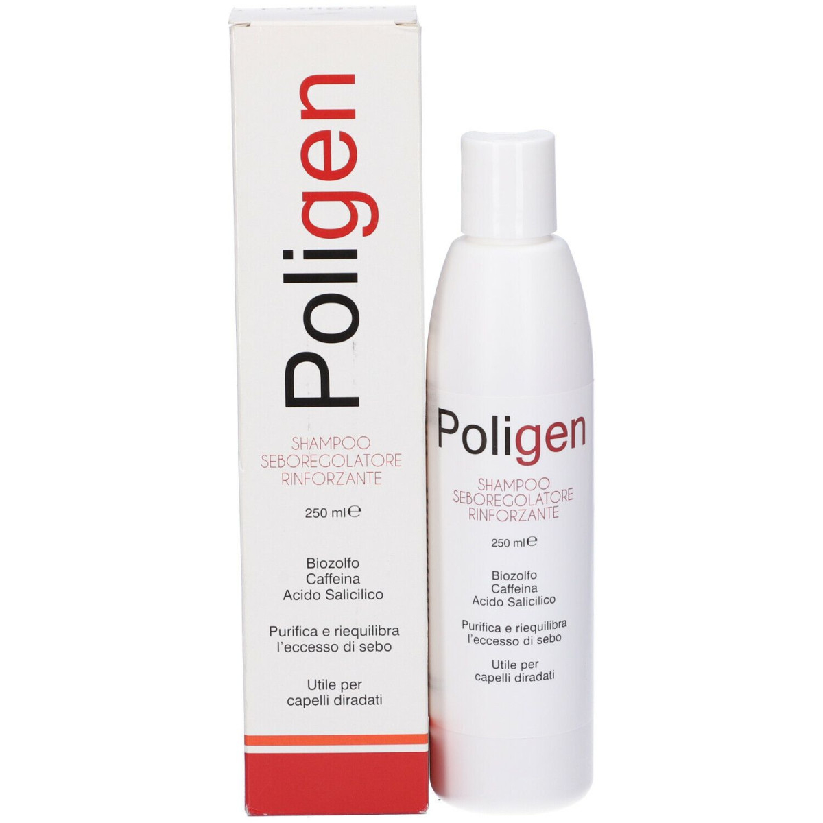 Poligen Shampoo Ristrutturante Seboregolatore 250 ml