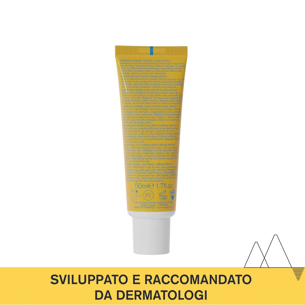 Uriage Bariesun Crema solare colorata Tinta chiara SPF50+
