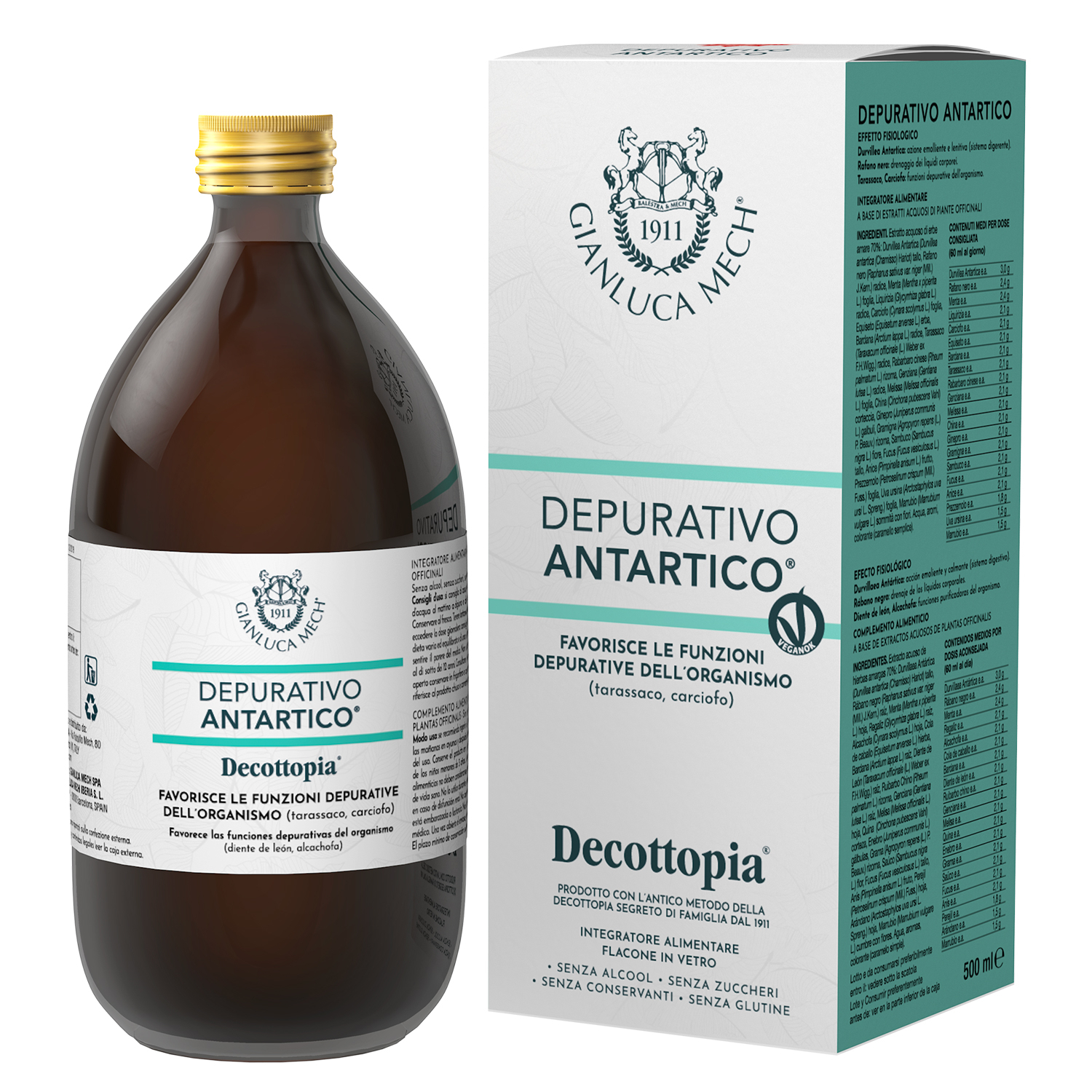 Tisanoreica Depurativo Antartico Integratore Depurativo 500 ml