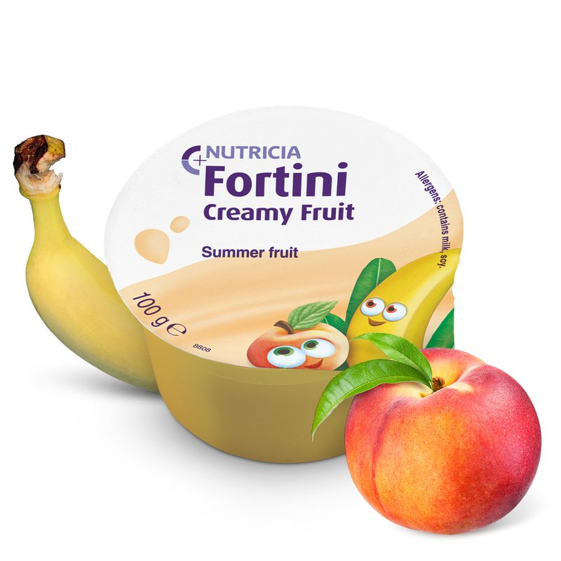 Fortini Creamy Integratore Nutrizionale Ai Frutti Gialli 4 Coppete
