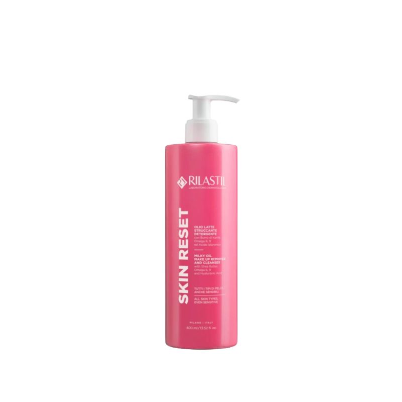 Rilastil Skin Reset - Olio Latte Struccante Detergente 400 ml
