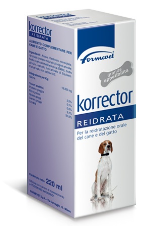 Formevet Korrector Reidrata Integratore Reidratante Cani E Gatti 220 ml