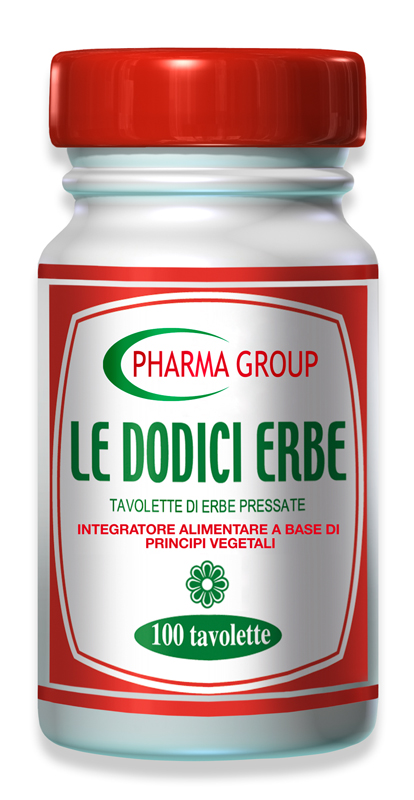 Le Dodici Erbe - Integratore intestinale - 100 Tavolette