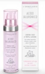 L'erbolario Crema Viso Acido Ialuronico Idratante e Nutriente per Pelle Normale e Secca 50ml