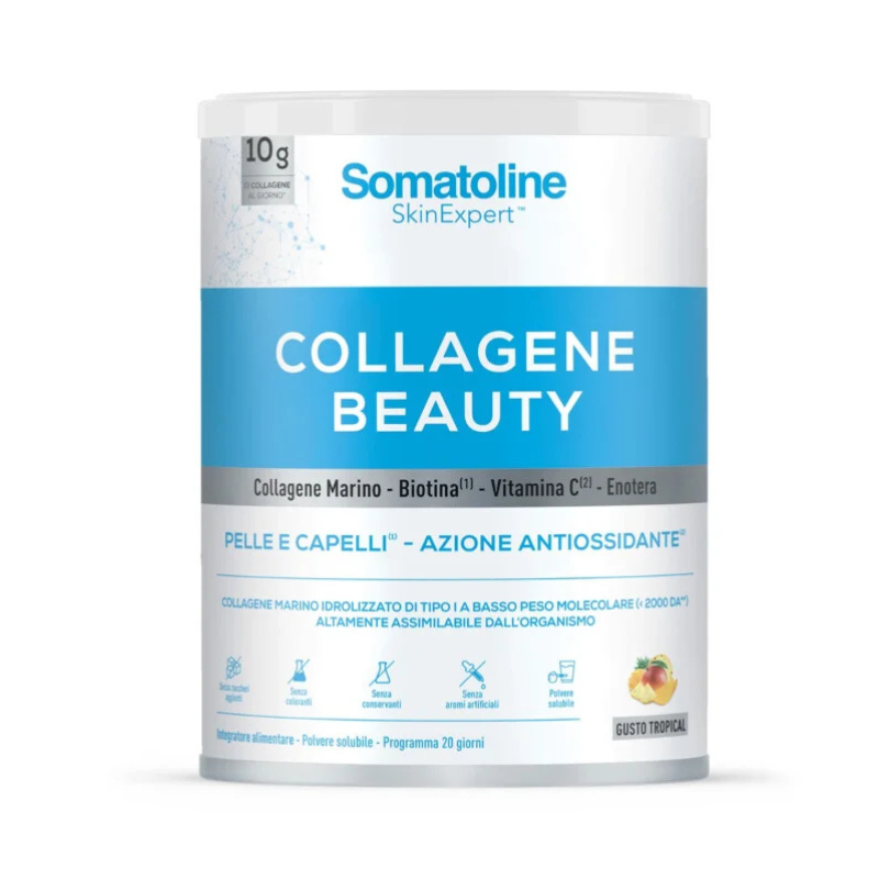 Somatoline SkinExpert Collagene Beauty 198 g Gusto Tropical - Integratore Per La Pelle