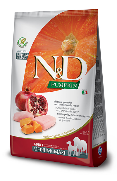 N&D GF P CHIC&POM AD M/MAX12KG