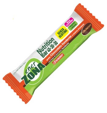 EnerZona Nutrition Bar 40-30-30 Cioccolato Fondente Arancia Barretta 45 g