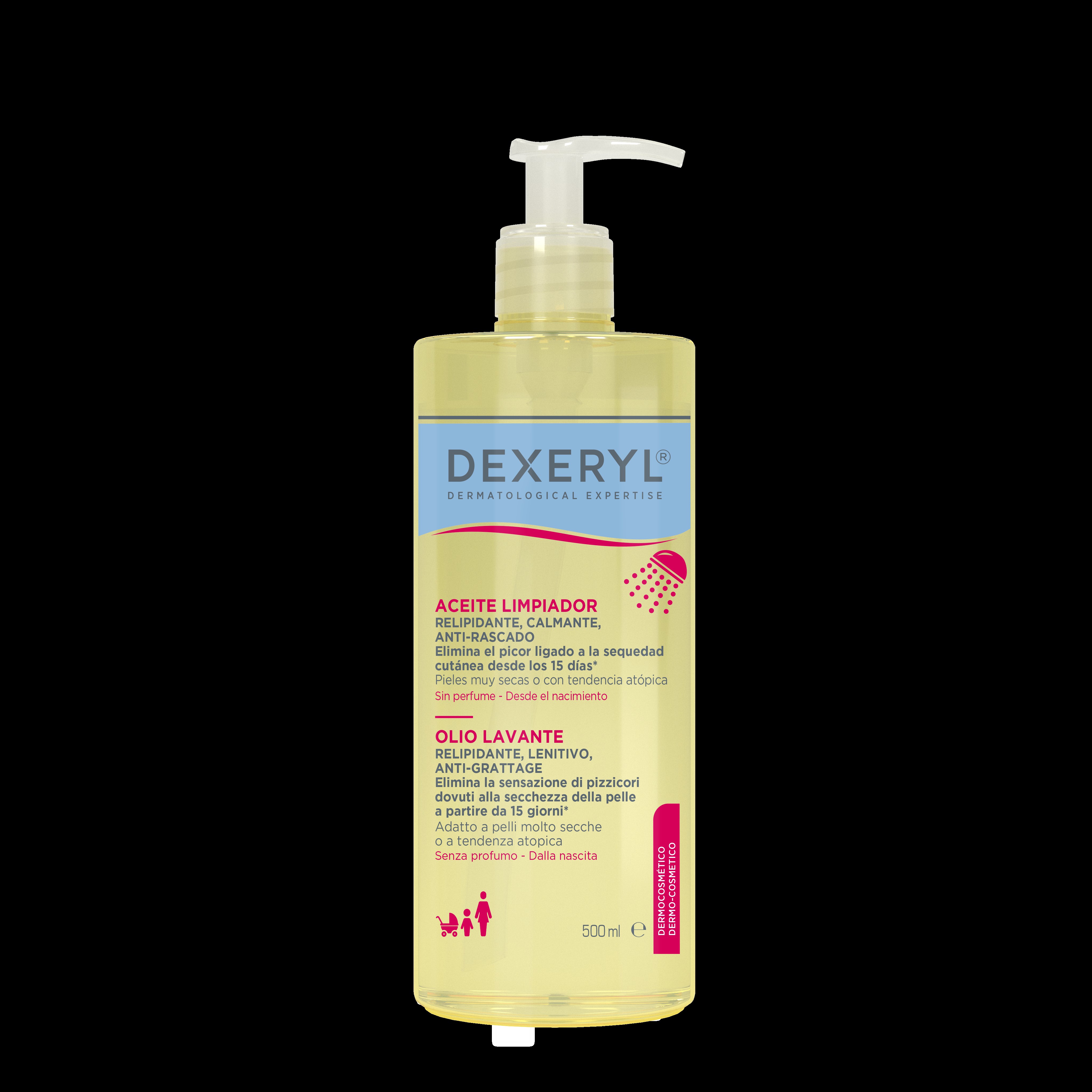 Dexeryl - Olio Lavante Antiprurito Per Pelle Secca E A Tendenza Atopica 500 ml