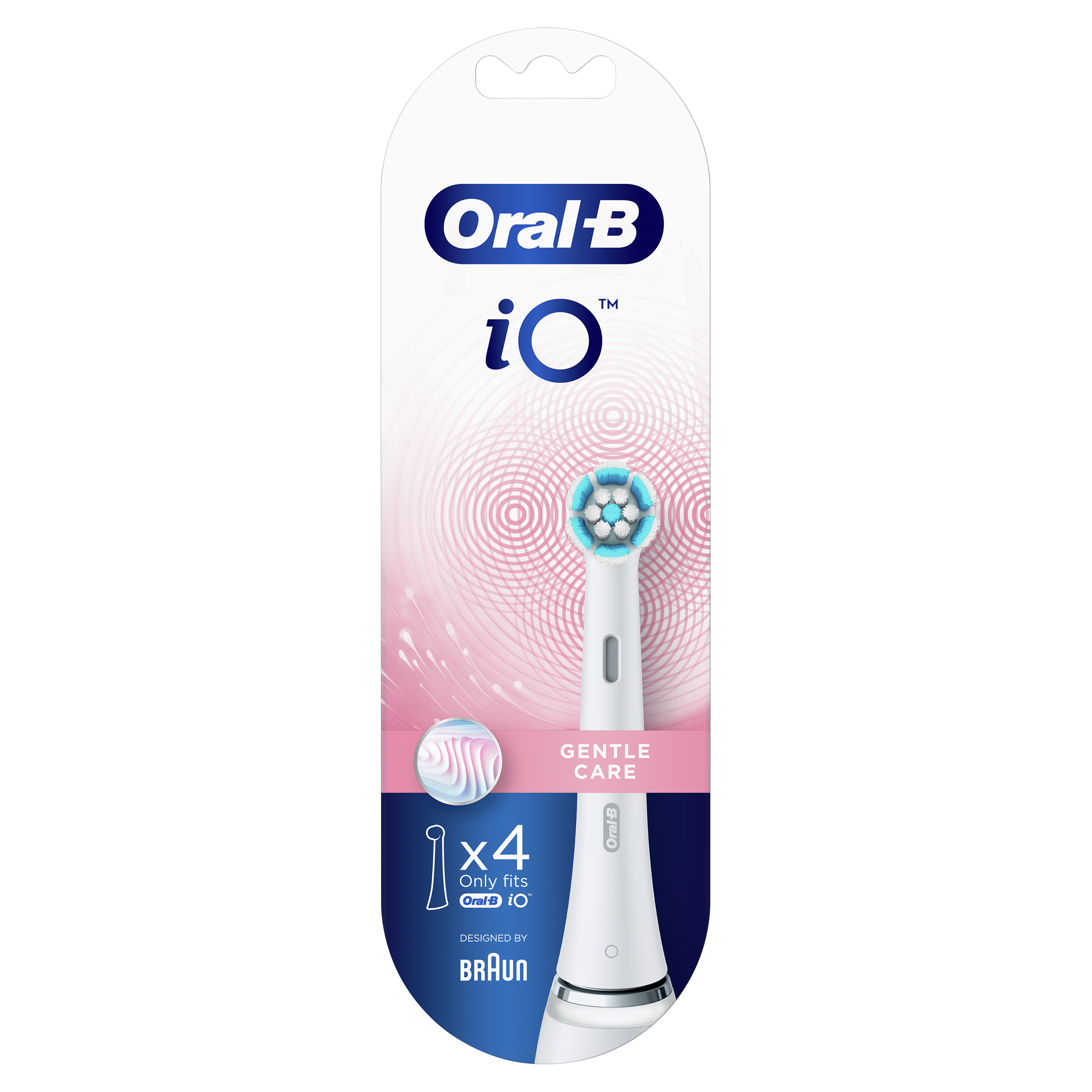 Oral-B Io Testine Di Ricambio Gentle Care. 4 Pezzi