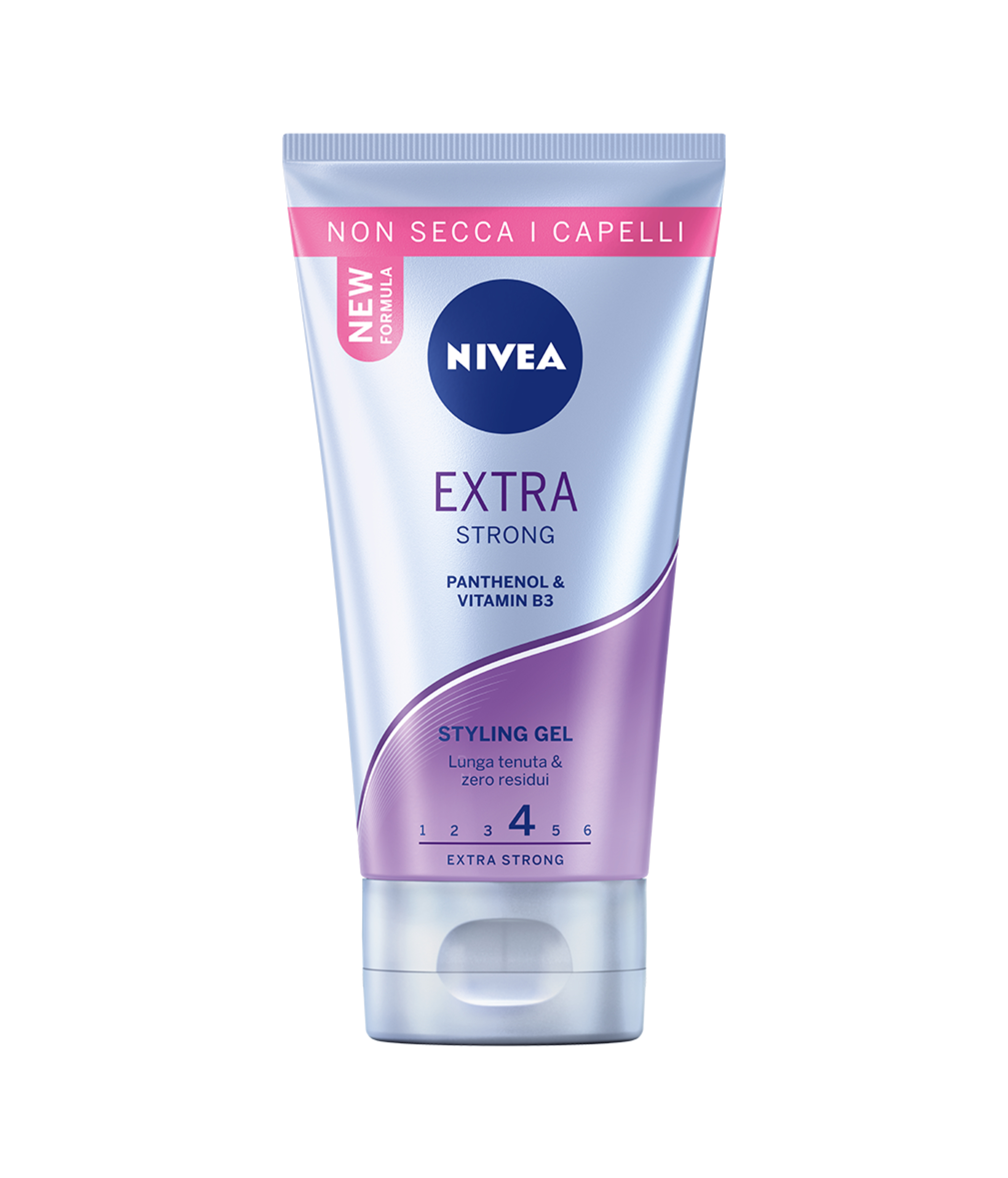 Nivea Styling Gel Extra Strong 150 ml, Gel per la cura capelli a lunga tenuta e senza residui