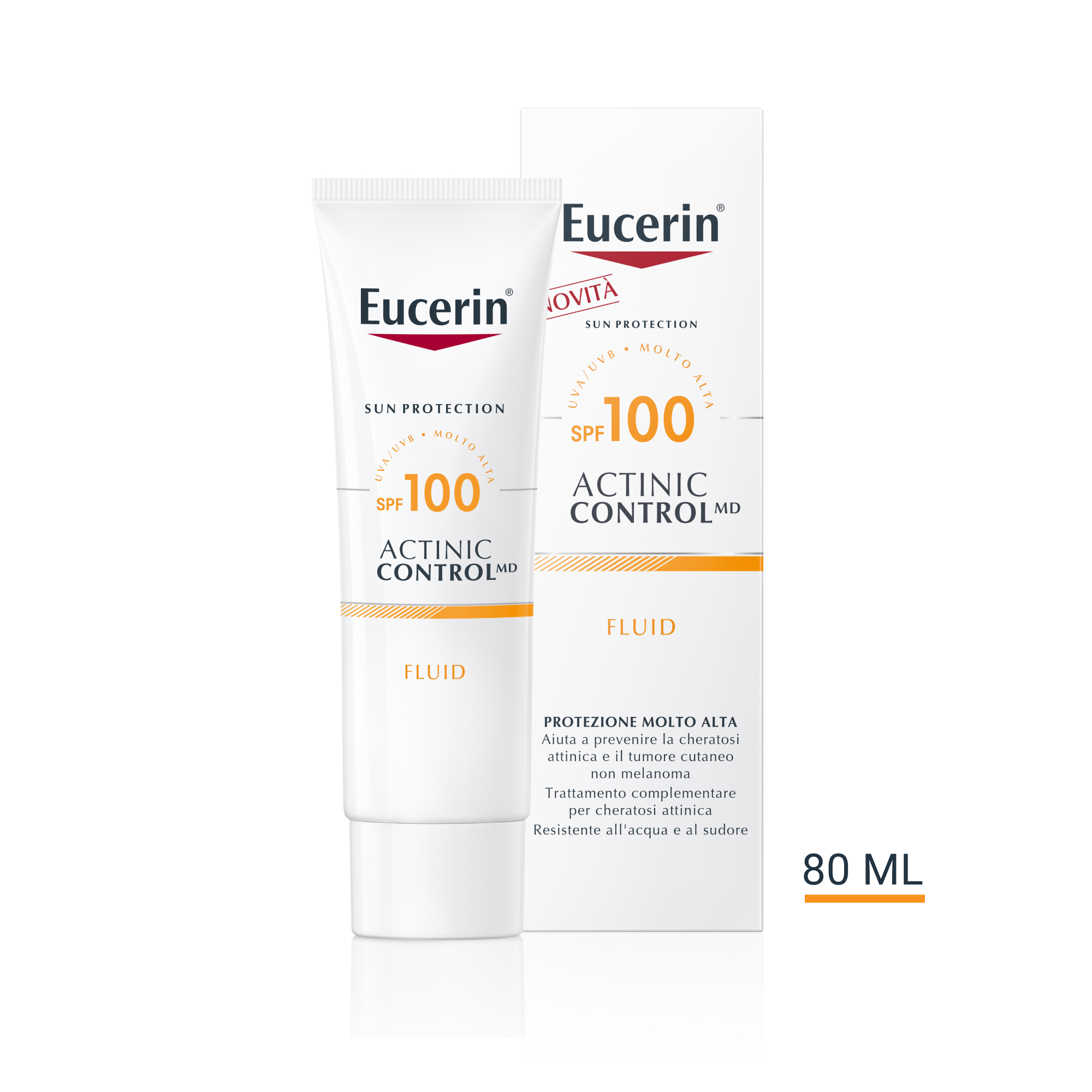Eucerin Sun Actinic Control Fluido Solare SPF100 80ml