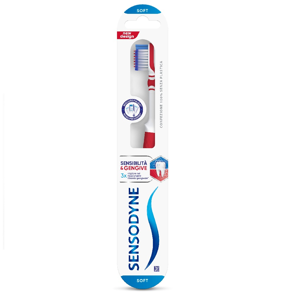 Sensodyne Sensibilità&Gengive Spazzolino Denti Sensibili Soft 