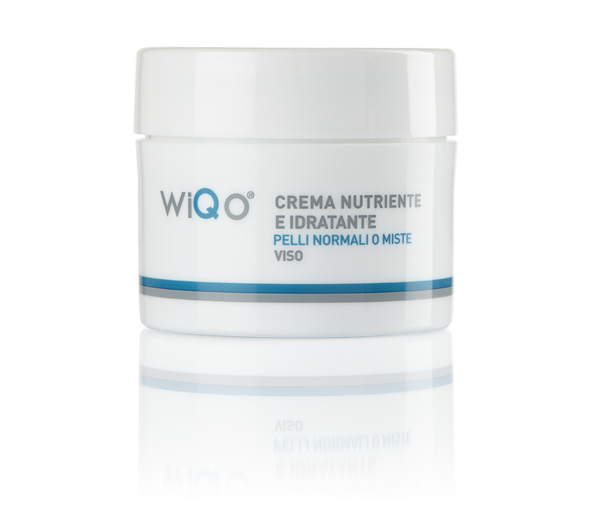 CREMA NUTRIENTE E IDRATANTE PELLI NORMALI O MISTE VISO WiQo