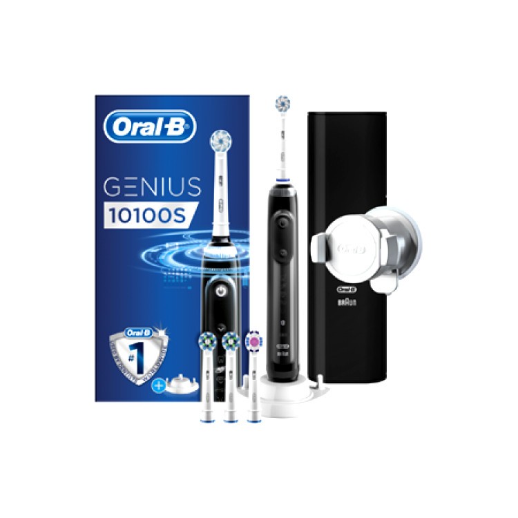 Oral-B Genius 10100S Spazzolino Elettrico Ricaricabile nero