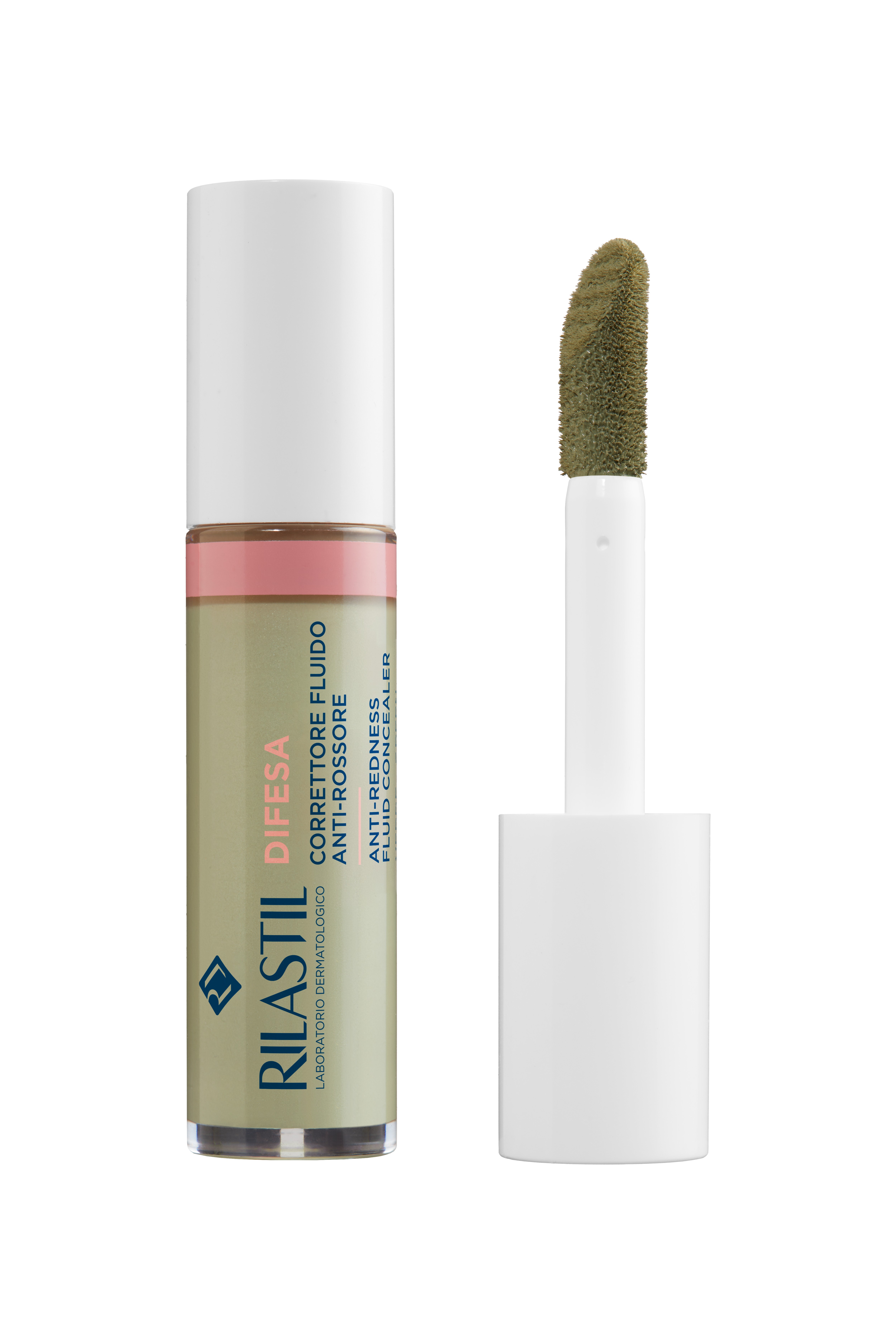 Rilastil Difesa - Correttore Fluido Anti-Rossore 5,2 ml Tonalità Verde