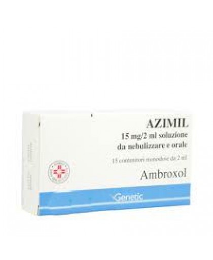 Azimil Soluzione da nebulizzare 15mg/2ml Ambroxolo Tosse 15 Flaconcini